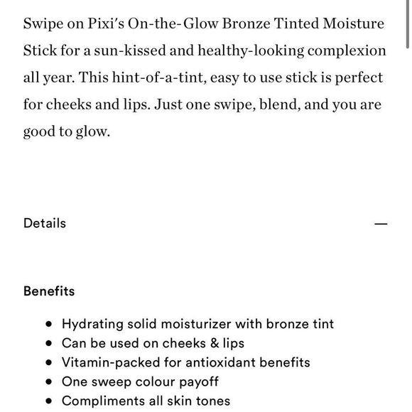 🌻Pick 2/$20 Pixi On The Glow Bronzer Rich Glow New FullSz - Picture 4 of 6